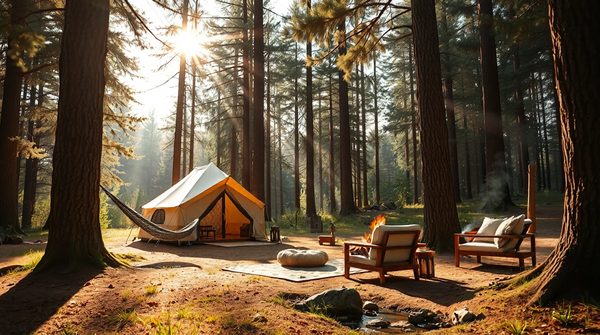 Camping de luxe : le confort ultime au cœur de la nature
